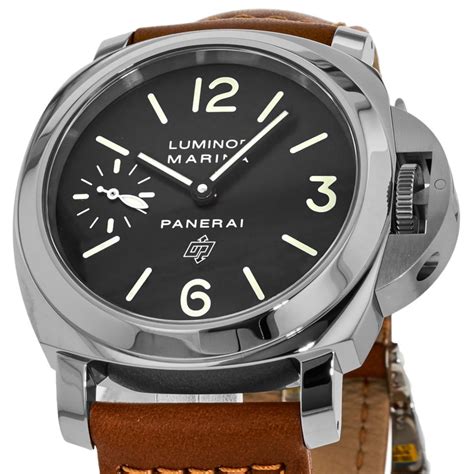 panerai 44mm leather|panerai luminor logo.